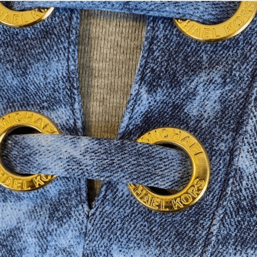 MICHAEL KORS NAVY TIE-DYE DRESS‎ - Picture 5 of 6